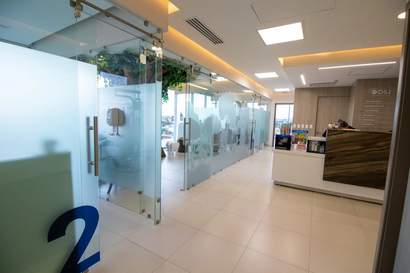 Clinic Corridor & Private Suites